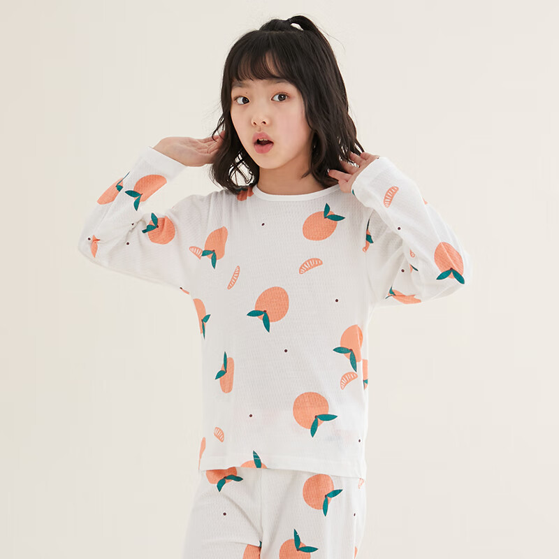 Hongdou Children's Pajamas, Boys And Girls Home Wear, Pure Cotton Long-Sleeve An...