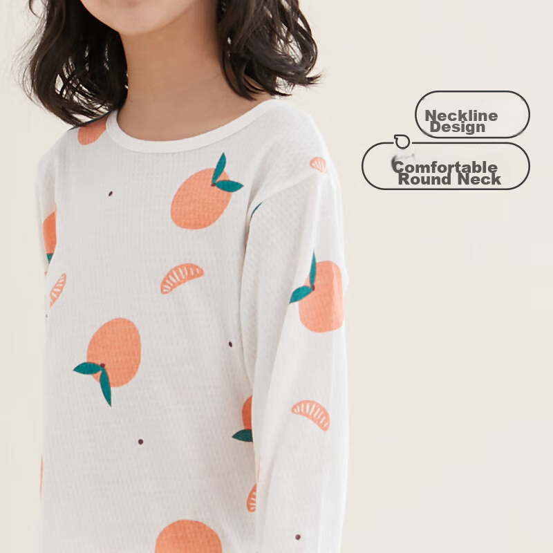 Hongdou Children's Pajamas, Boys And Girls Home Wear, Pure Cotton Long-Sleeve An...