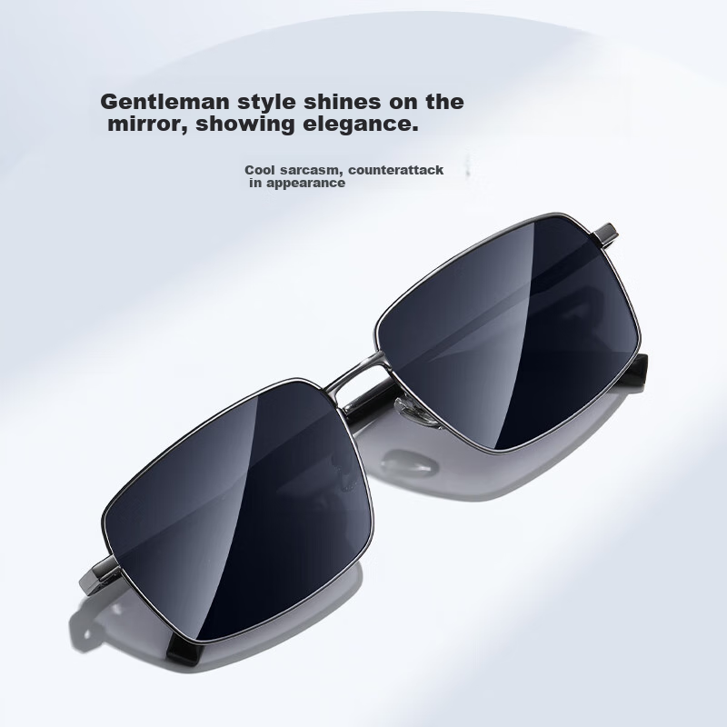 HLA Polarized Sunglasses Men's Driving Safety Sunglasses Men's Square Glasses Tr...