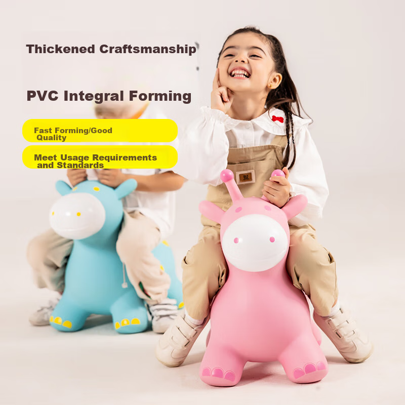 Hahaqiu Children's Toy Jumping Horse, 3-6 Years Old, Inflatable Pony, Kindergart...