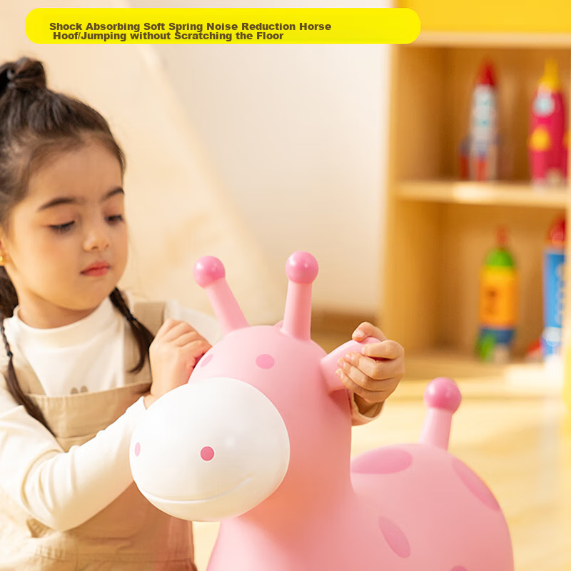 Hahaqiu Children's Toy Jumping Horse, 3-6 Years Old, Inflatable Pony, Kindergart...