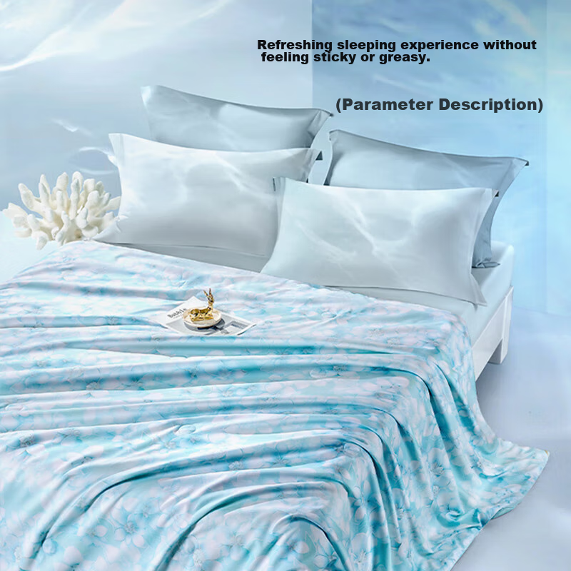 Fuanna Silk Quilt, 100% Silk, Summer Cool Quilt, Double-Sized, Antibacterial, Ai...