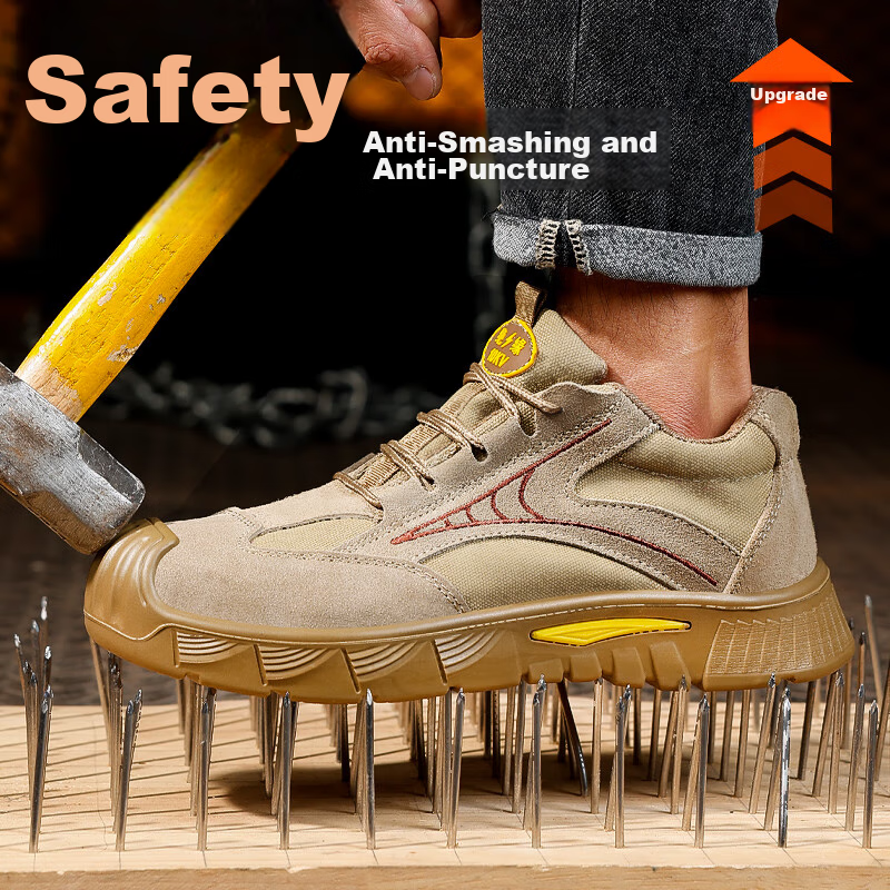 GUYISA Safety Shoes for Men, Summer Breathable, 10KV Insulated, Electrician Anti...