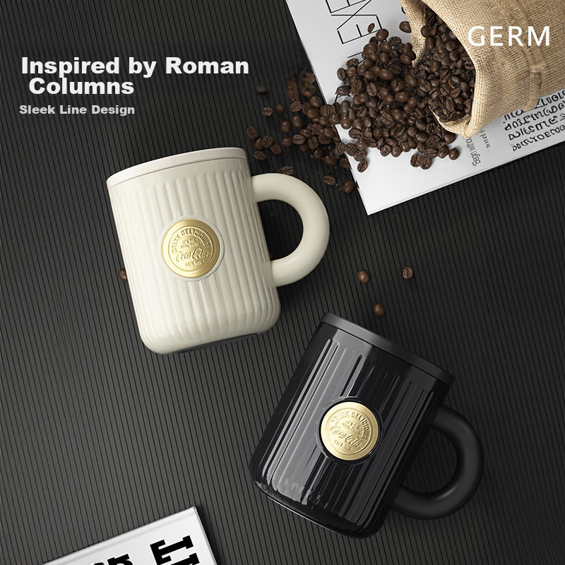 Germ (germ) Coca-Cola Insulated Mug Women Portable Travel Mug Tea Water Separati...