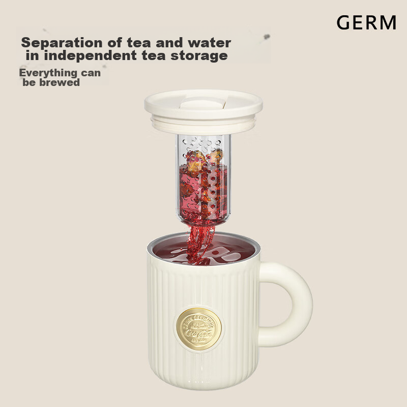 Germ (germ) Coca-Cola Insulated Mug Women Portable Travel Mug Tea Water Separati...