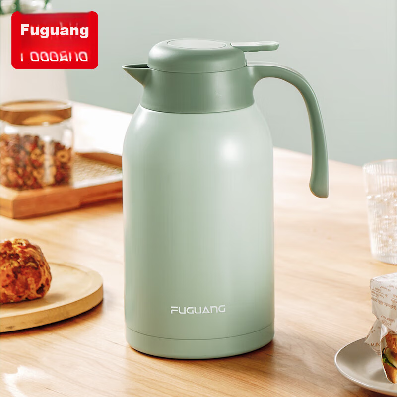 Fuguang Lingjia Insulated Bottle, 2.2L Large Capacity, 304 Stainless Steel Therm...
