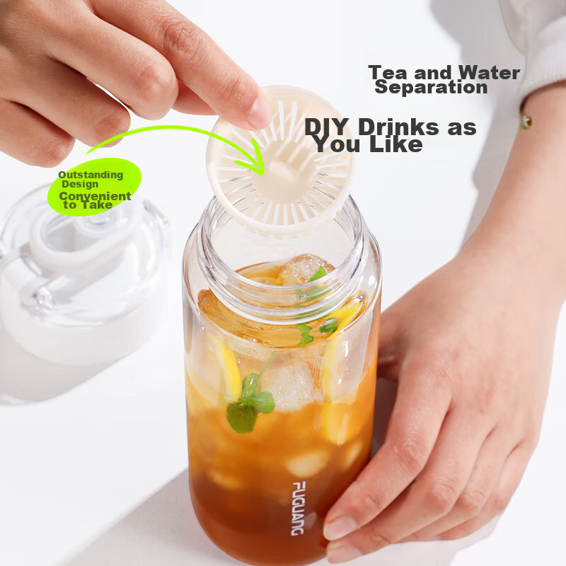 Fuguang Plastic Cup, Tritan Material, Sports Water Bottle for Men And Women Stud...