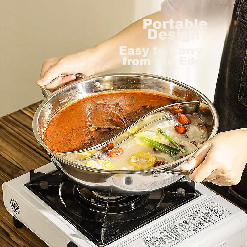 Guangyi, Hot Pot, Stainless Steel Hot Pot Utensils, Soup Strainer, Hot Pot Basin...