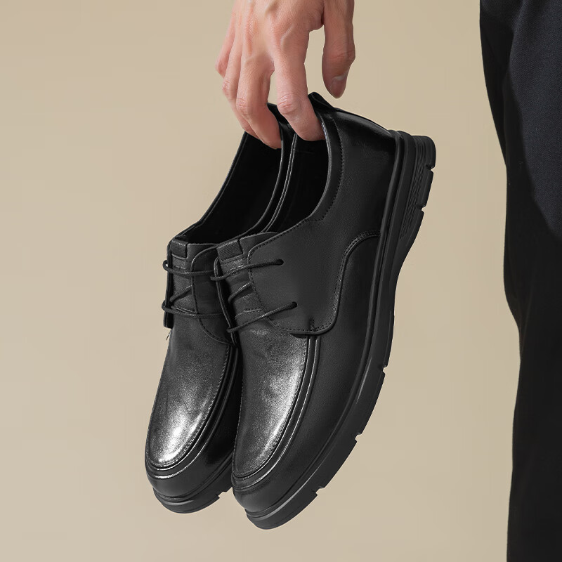 RED DRAGONFLY Men's Casual Leather Shoes 2025 Spring Soft Bottom Cowhide Single...