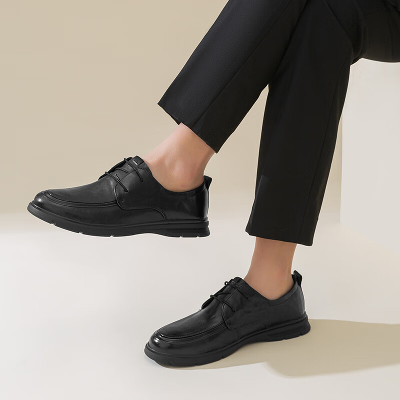 RED DRAGONFLY Men's Casual Leather Shoes 2025 Spring Soft Bottom Cowhide Single...