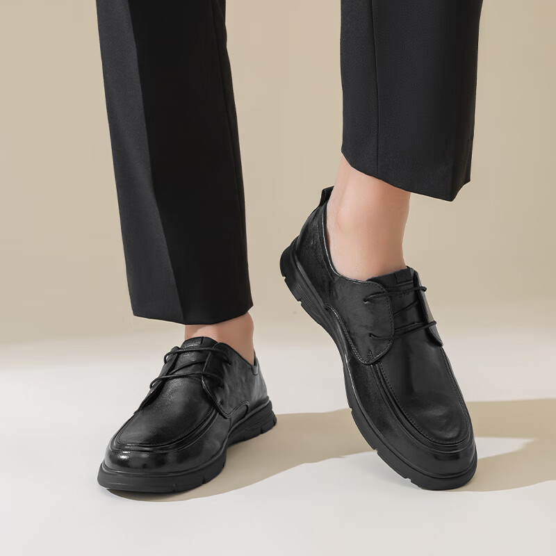 RED DRAGONFLY Men's Casual Leather Shoes 2025 Spring Soft Bottom Cowhide Single...