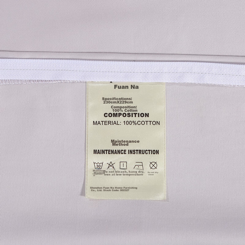 Fuanna Pure Cotton Duvet Cover, Single Piece, 60-Count Long-Staple Cotton, Beddi...