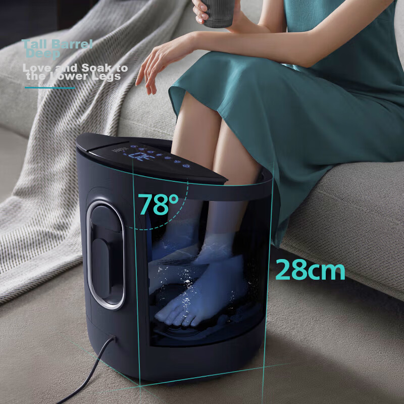 Philips Foot Soaking Bucket, Foot Bath with Heating, Fully Automatic Massage Foo...