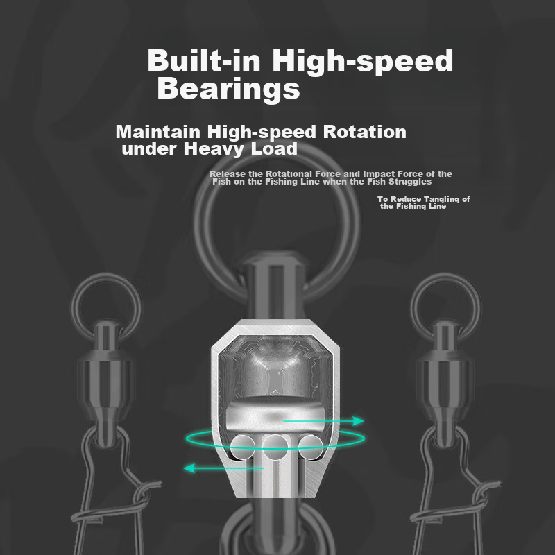 King Lure High-Speed Safety Pin Lure, Stainless Steel Fishing Accessories, Fishi...