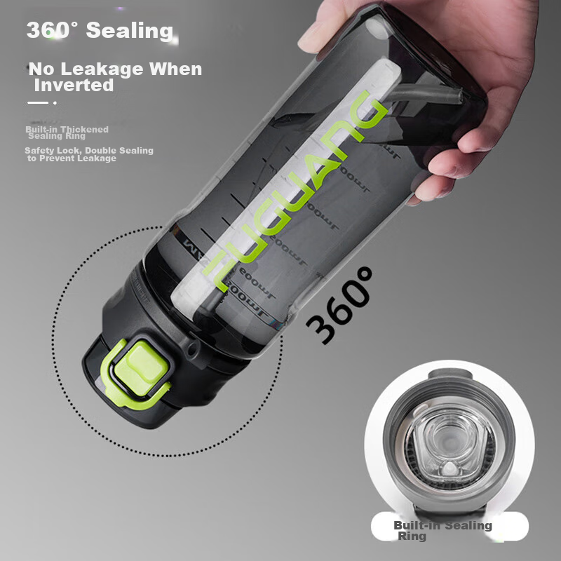 Fuguang Plastic Cup, Tritan Material Straw Cup, for Men And Women Students, Outd...