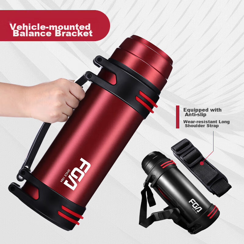 Fuguang Insulated Bottle, 304 Stainless Steel, Large Capacity Thermos, Car Water...