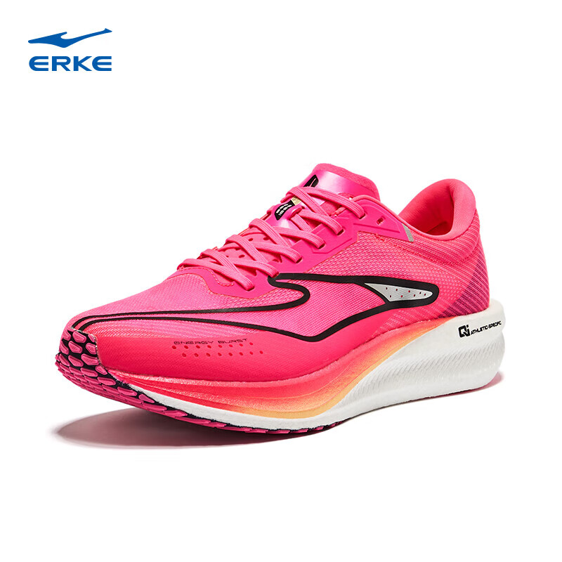 ERKE Running Shoes Extreme Wind 2 Men's Shoes Breathable Shock Absorption Speed...