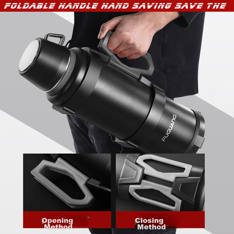 Fuguang Traveler Outdoor Insulated Bottle, Large Capacity Thermos, Sports Water...