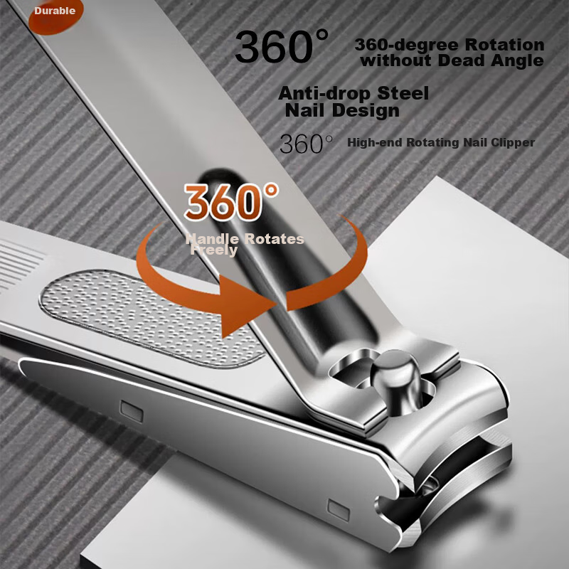 Haifenuo Nail Clipper Set, Manicure Tools, Ear Pick, Anti-Splash Diagonal Nail C...