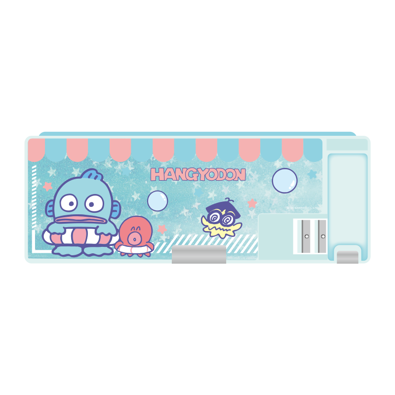Guangbo & Sanrio Sand Art Pencil Case, Multi-Functional Plastic Pencil Box for E...