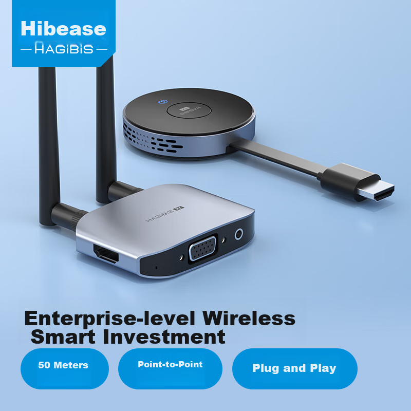 Hagibis Wireless Screen Mirroring Device, Point-To HDMI Screen Mirroring Tool, S...