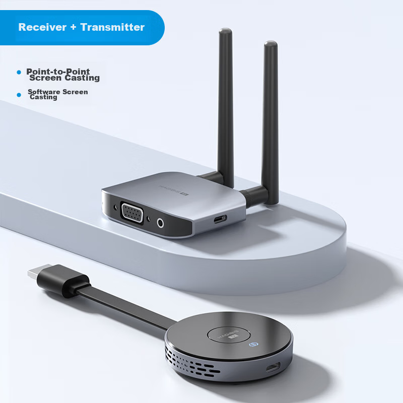 Hagibis Wireless Screen Mirroring Device, Point-To HDMI Screen Mirroring Tool, S...