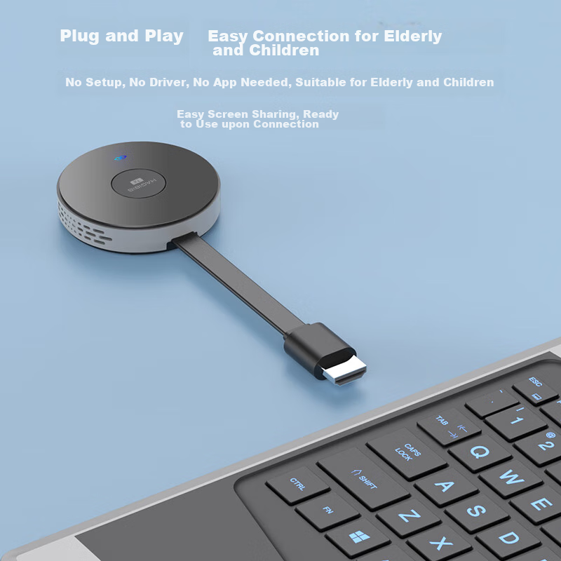 Hagibis Wireless Screen Mirroring Device, Point-To HDMI Screen Mirroring Tool, S...