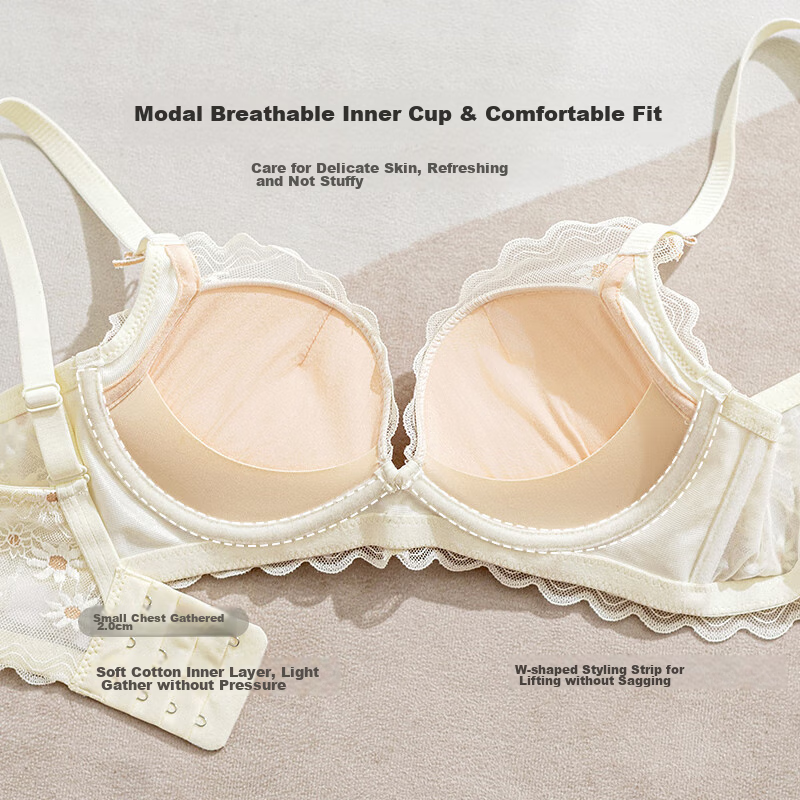 Urban Beauty Women's Wireless Bra, Push-Up, Modal Fabric, Comfortable, Breathabl...