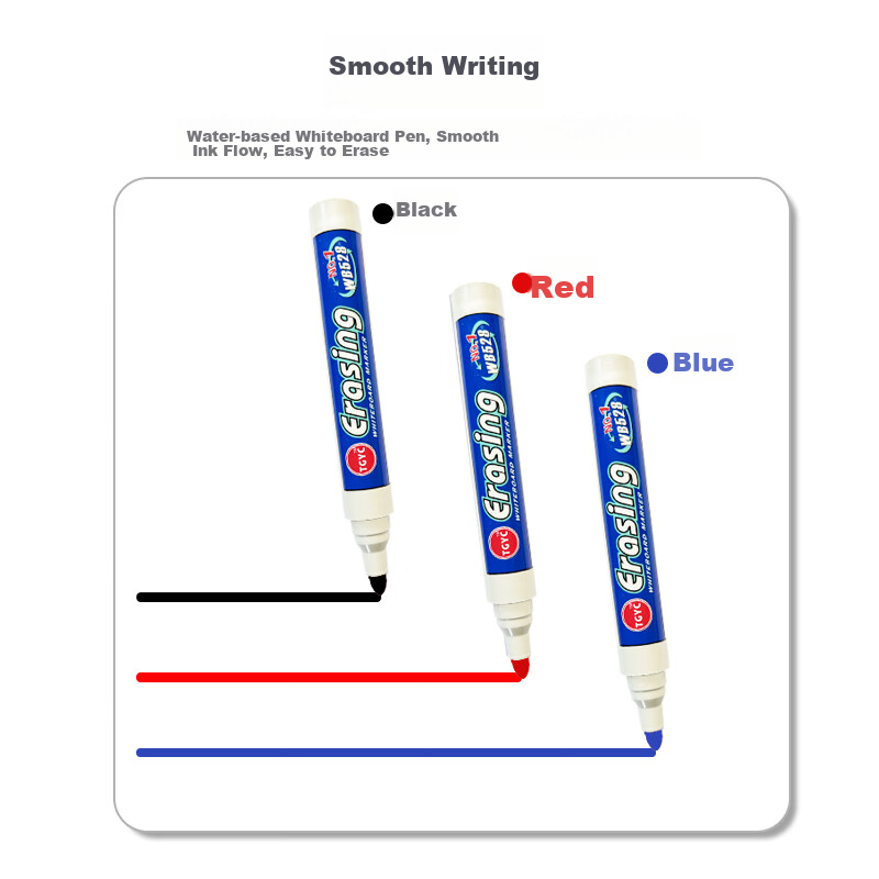 Feiboshi Large Magnetic Whiteboard Eraser Set, Whiteboard Pen Set, Office Statio...