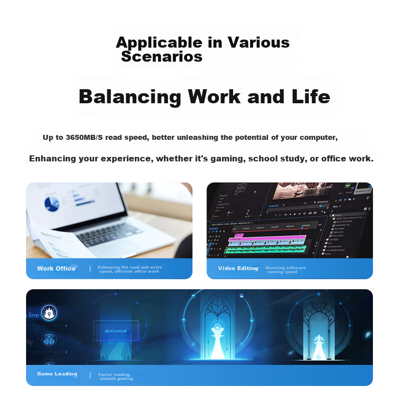 FANXIANG 512GB SSD, M.2 Interface, NVMe Protocol, 2242 Size, PCIe 3.0, Computer...