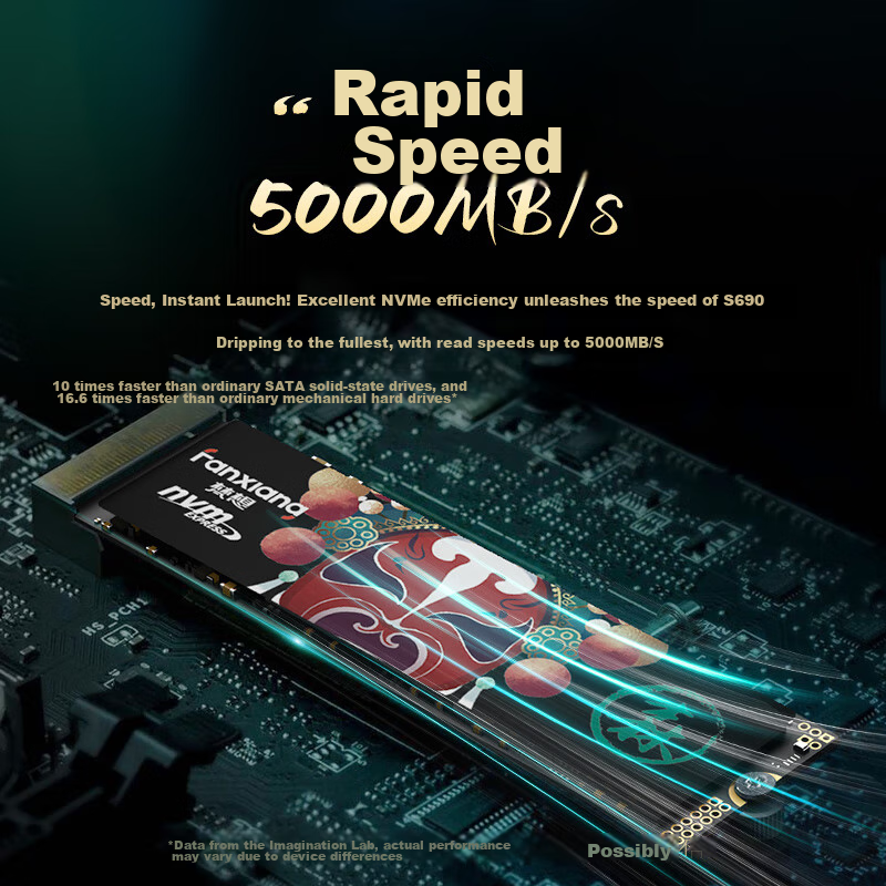 FANXIANG 2TB SSD, M.2 Interface, NVMe Protocol, PCIe 4.0 X4, All-In Desktop And...