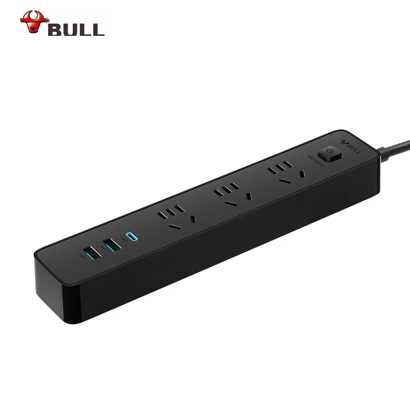 BULL 20W PD Apple Fast Charging Power Strip/Extension Cord/Power Bar/Power Strip...