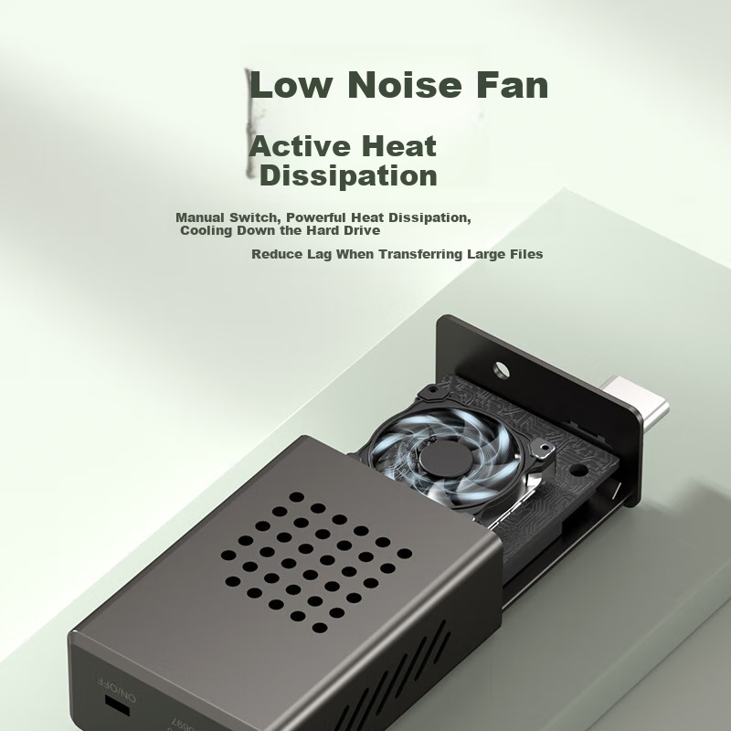 Hagibis 2230 Hard Drive Enclosure, M.2 Portable SSD NVMe External Hard Drive Cas...