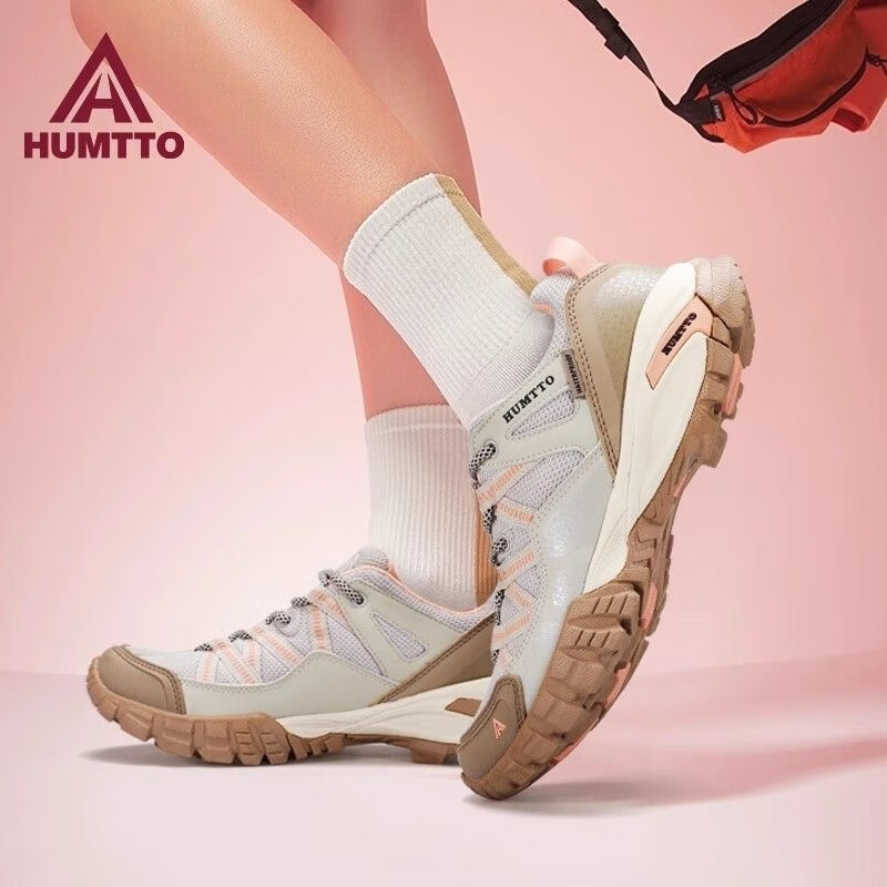HUMTTO Anti-slip Hiking Shoes Four Seasons Mesh Breathable Casual Women's Outdoo...