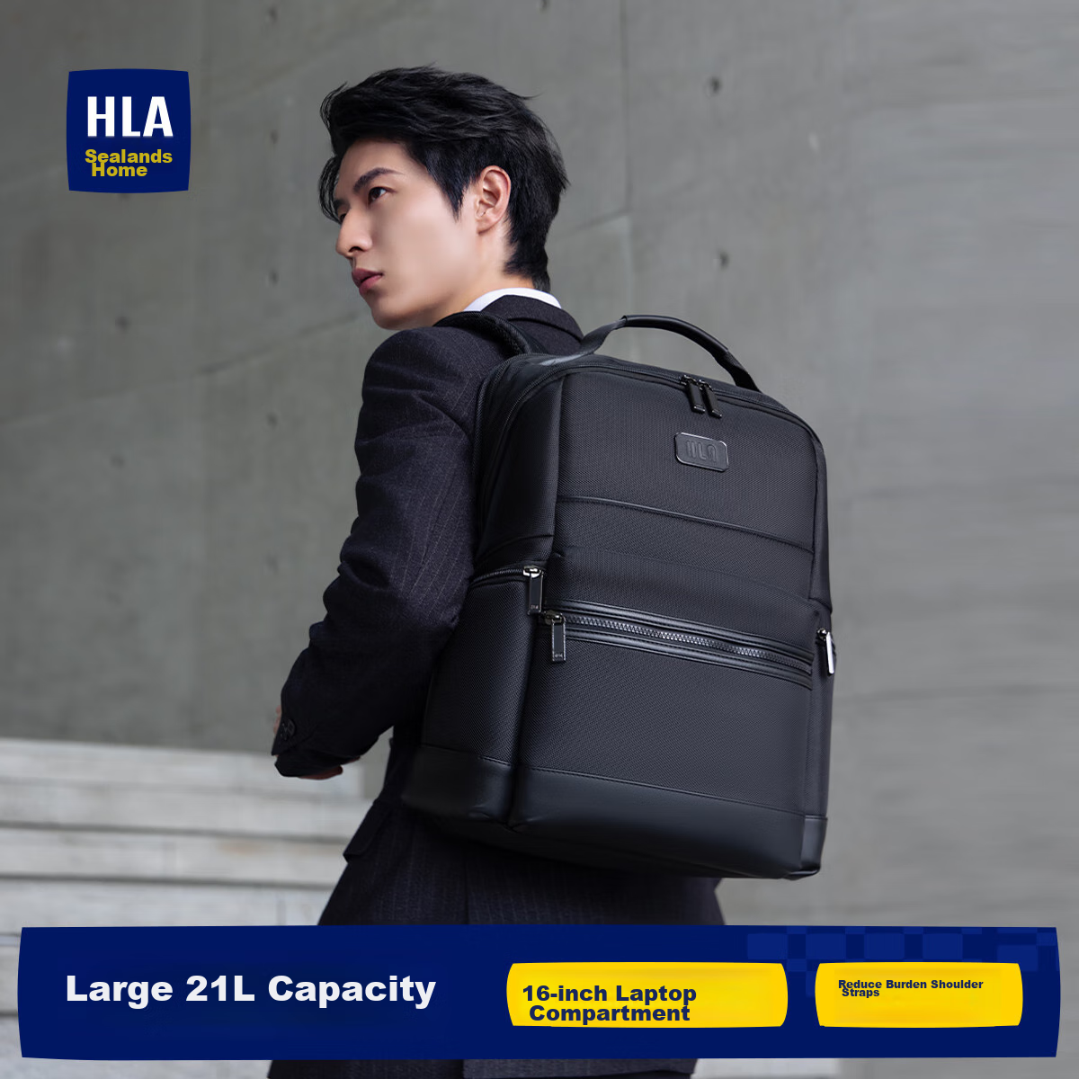 HLA Backpack for Men, Short-Distance Large Capacity Travel Backpack, Laptop Bag,...