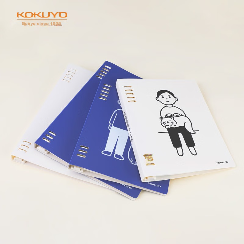 KOKUYO Noritake Designer Collaboration Student Loose-Leaf Notebook, B5 Size, 40...