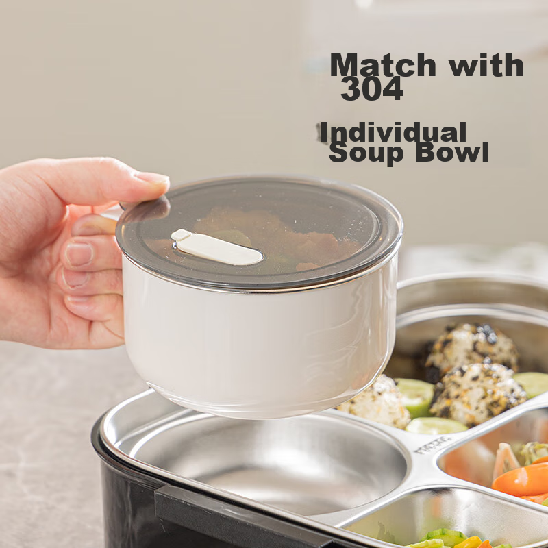 Guangyi 304 Stainless Steel Lunch Box, Insulated Meal Container for Students And...