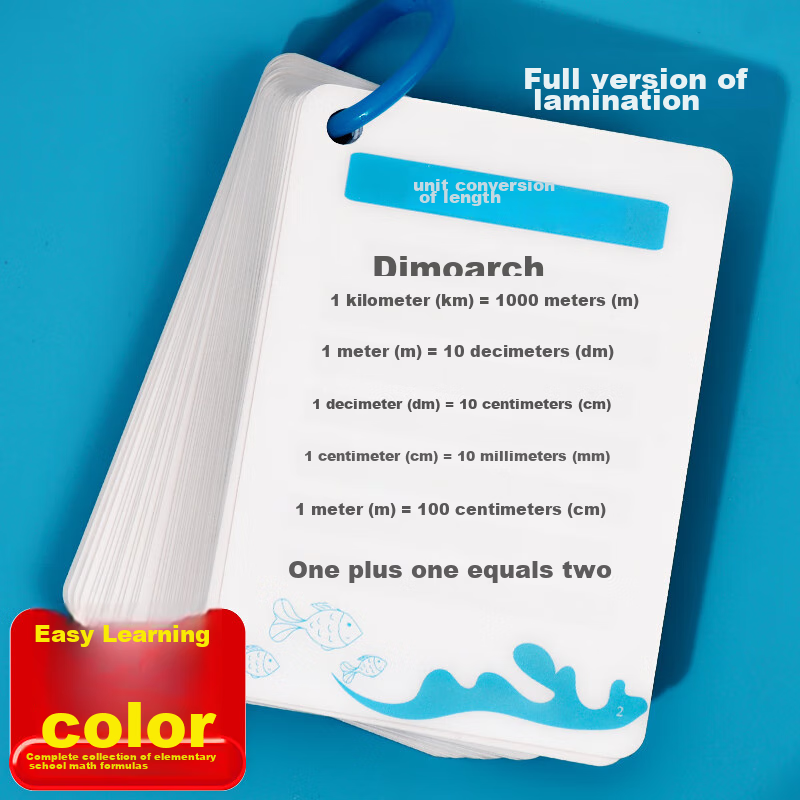 Hanhan Leyuan Elementary School Math Formula Cards, Nationwide Universal Math Ba...