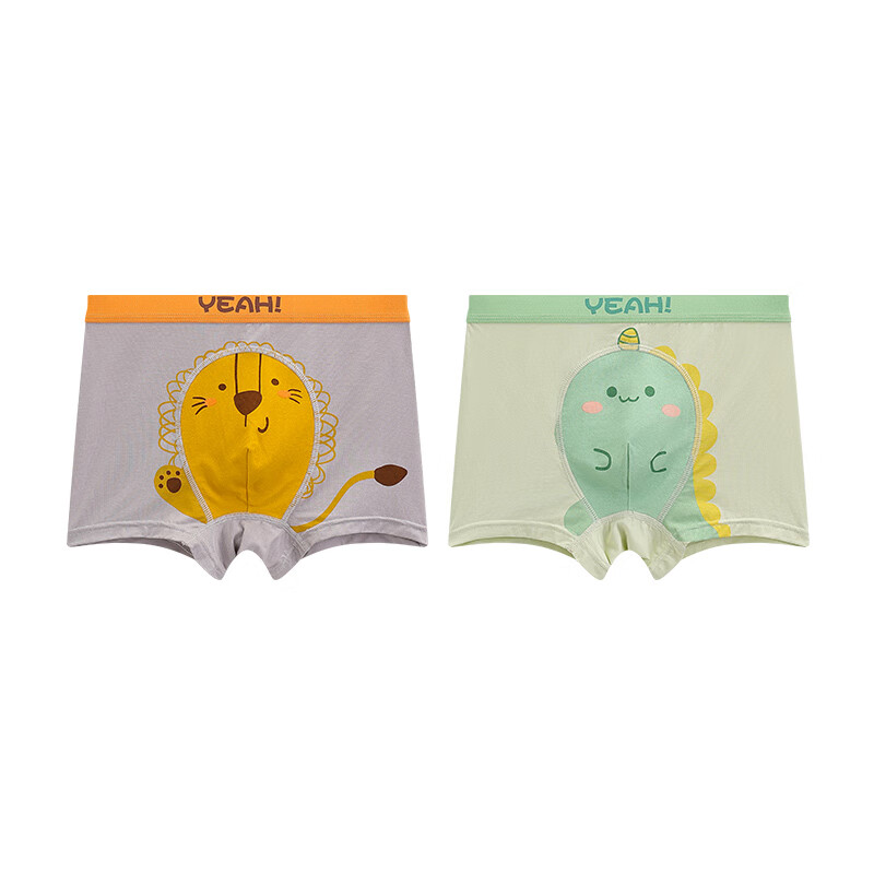 Hongdou Children's Underwear, Boys' Modal Boxer Briefs, Youth Antibacterial Boxe...