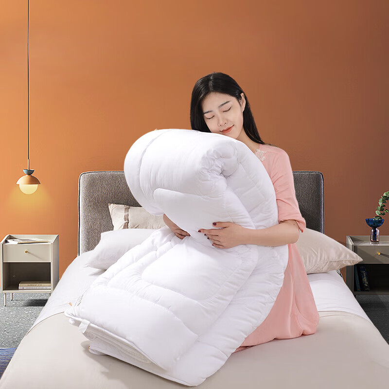 Fuanna Shunuan Fiber Comforter, Winter Duvet Insert, Double Size Thick Winter Qu...