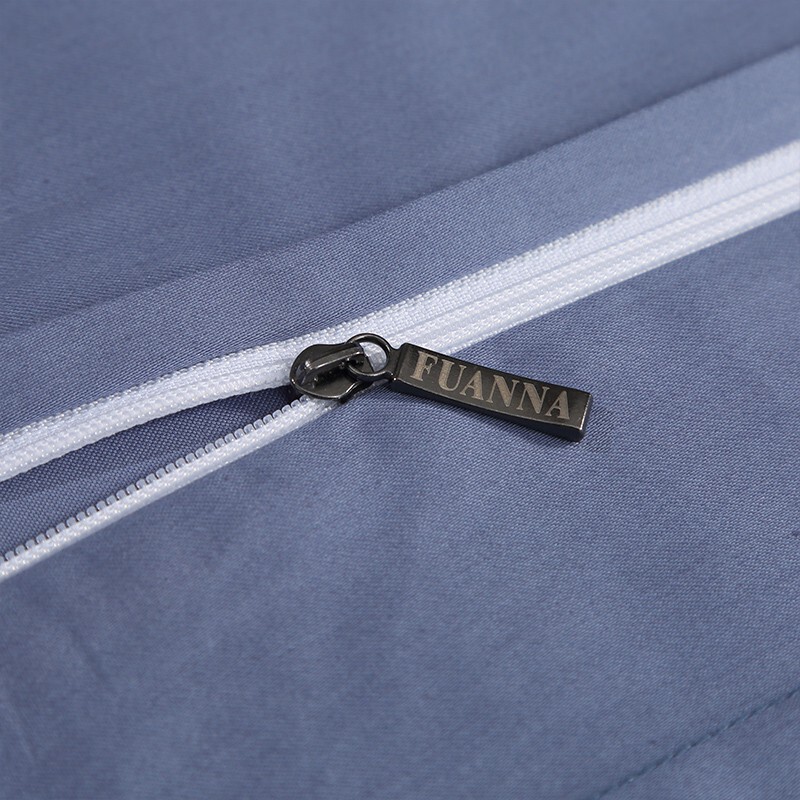 Fuanna Pure Cotton Duvet Cover, Single Piece, 60-Count Long-Staple Cotton, All-C...