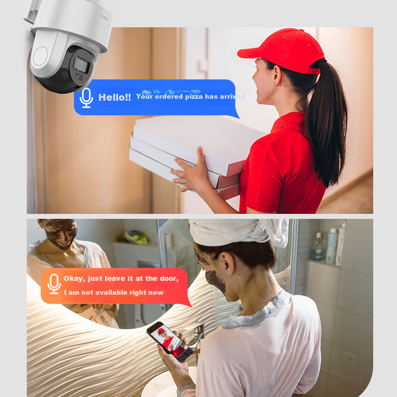 HIKVISION 6-Channel 4MP Dome Camera Kit with Full Color, 360-Degree Outdoor Cove...