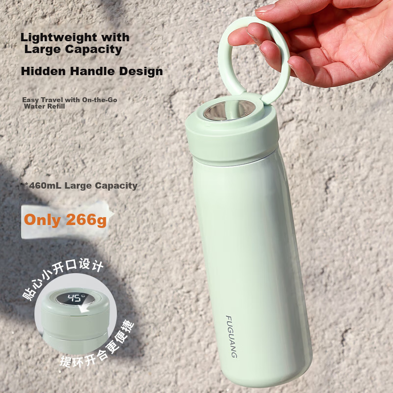 Fuguang Insulated Cup Men and Women Student Water Bottle 316L Stainless Steel Hi...