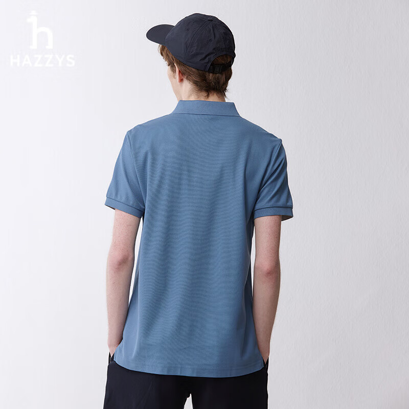 HAZZYS Men's 2024 Summer 【3A Antibacterial】Refreshing Comfortable Simple Short...