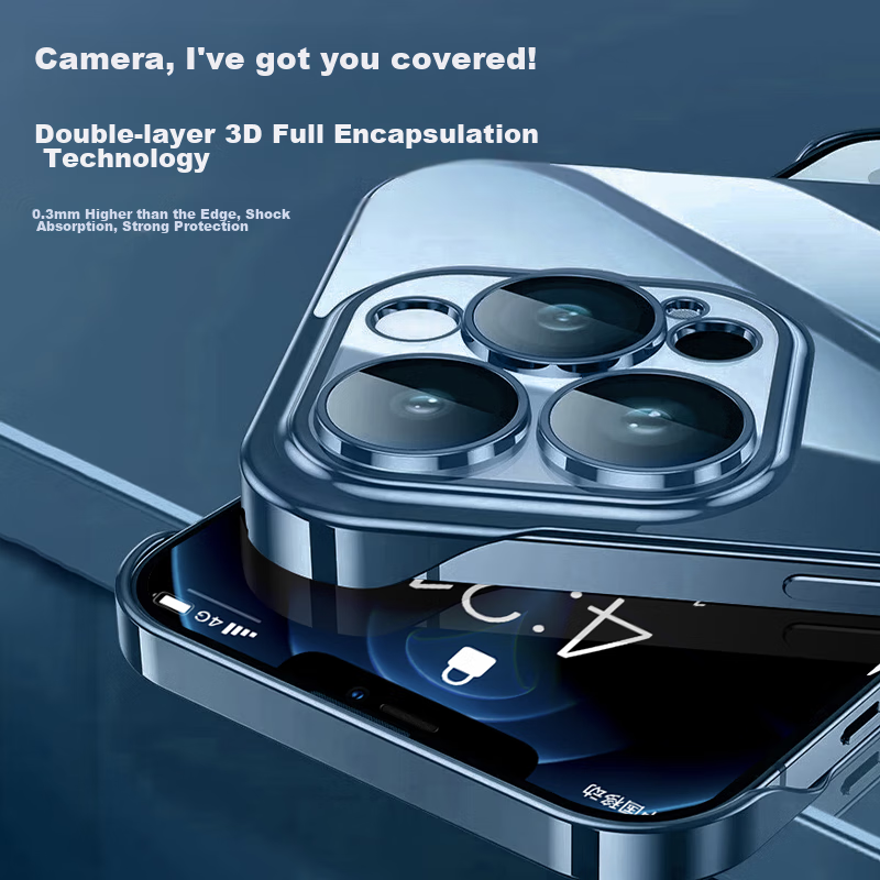 DIVI [With Built-In Lens Protector] Phone Case for Apple IPhone 12 Pro Max, Bord...