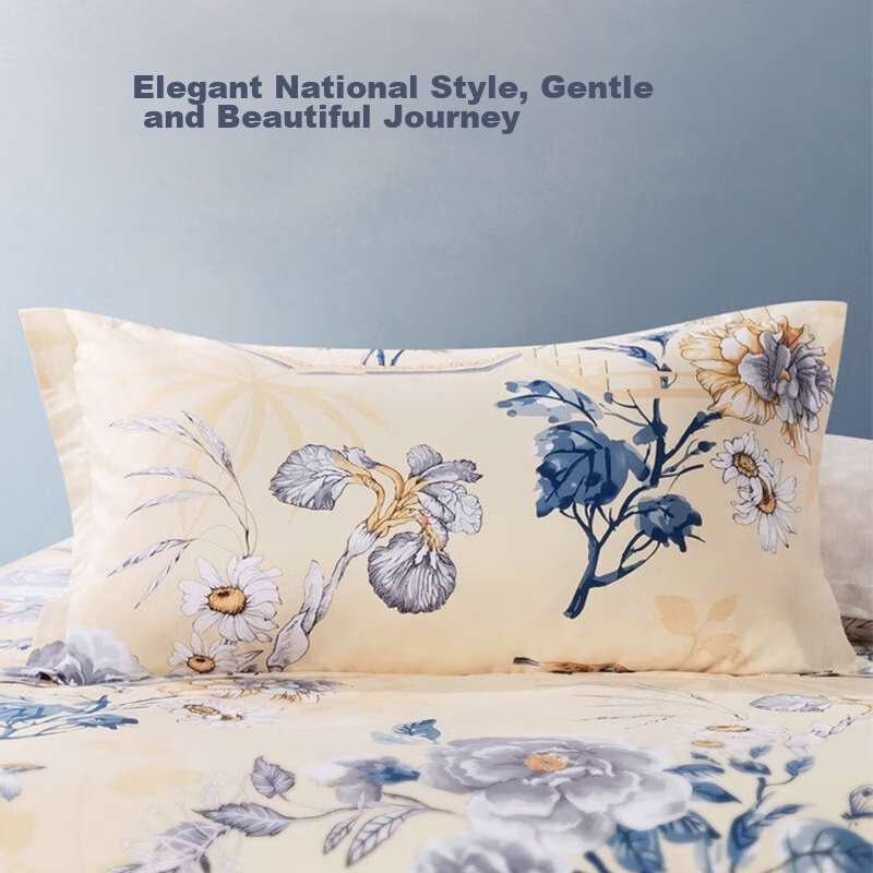 Fuanna Pillowcase, Pure Cotton, Upgraded Antibacterial, for Students And Home Us...