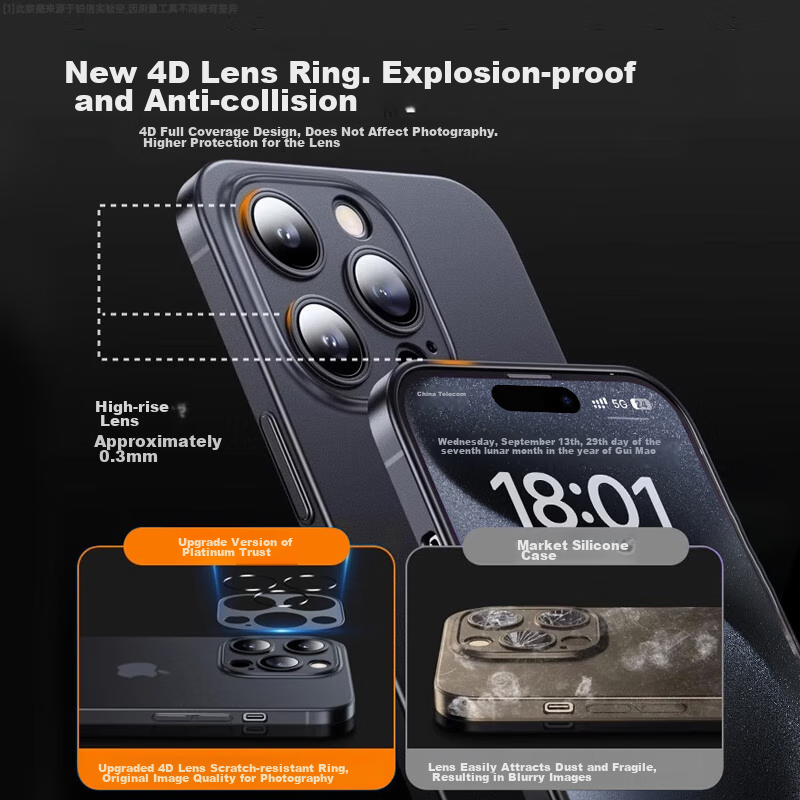 DIVI [As Thin As Paper] Phone Case for Apple IPhone 13 Pro Max, IPhone 13 Pro Ma...