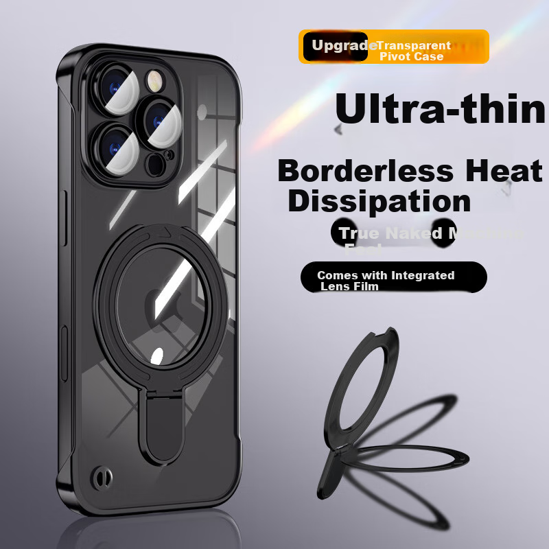 Hongzhuo Apple 15 Phone Case iPhone 15 Protective Cover with Ring Stand Electrop...