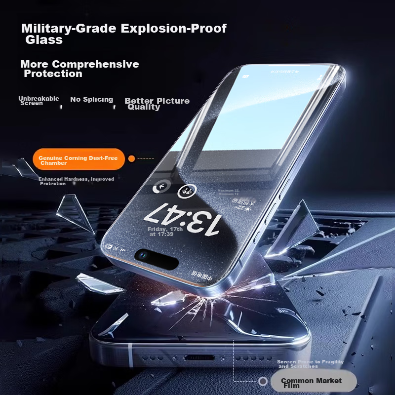 DIVI [Premium 2-Pack] Tempered Glass Screen Protector for Apple IPhone 15, Full...