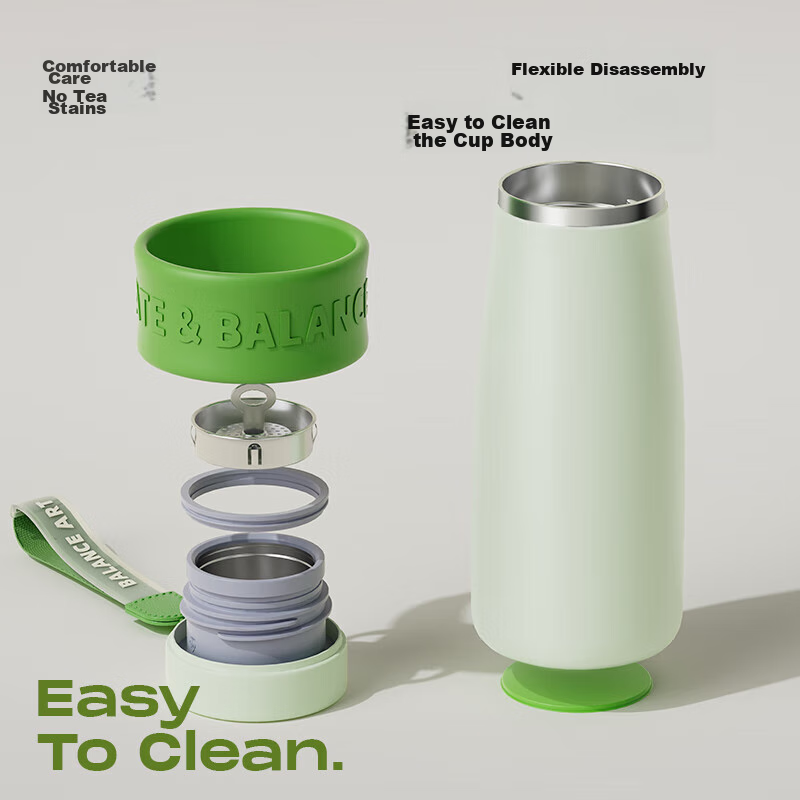 Fuguang Insulated Mug, Large Capacity for Students, 316L Stainless Steel, Tea In...